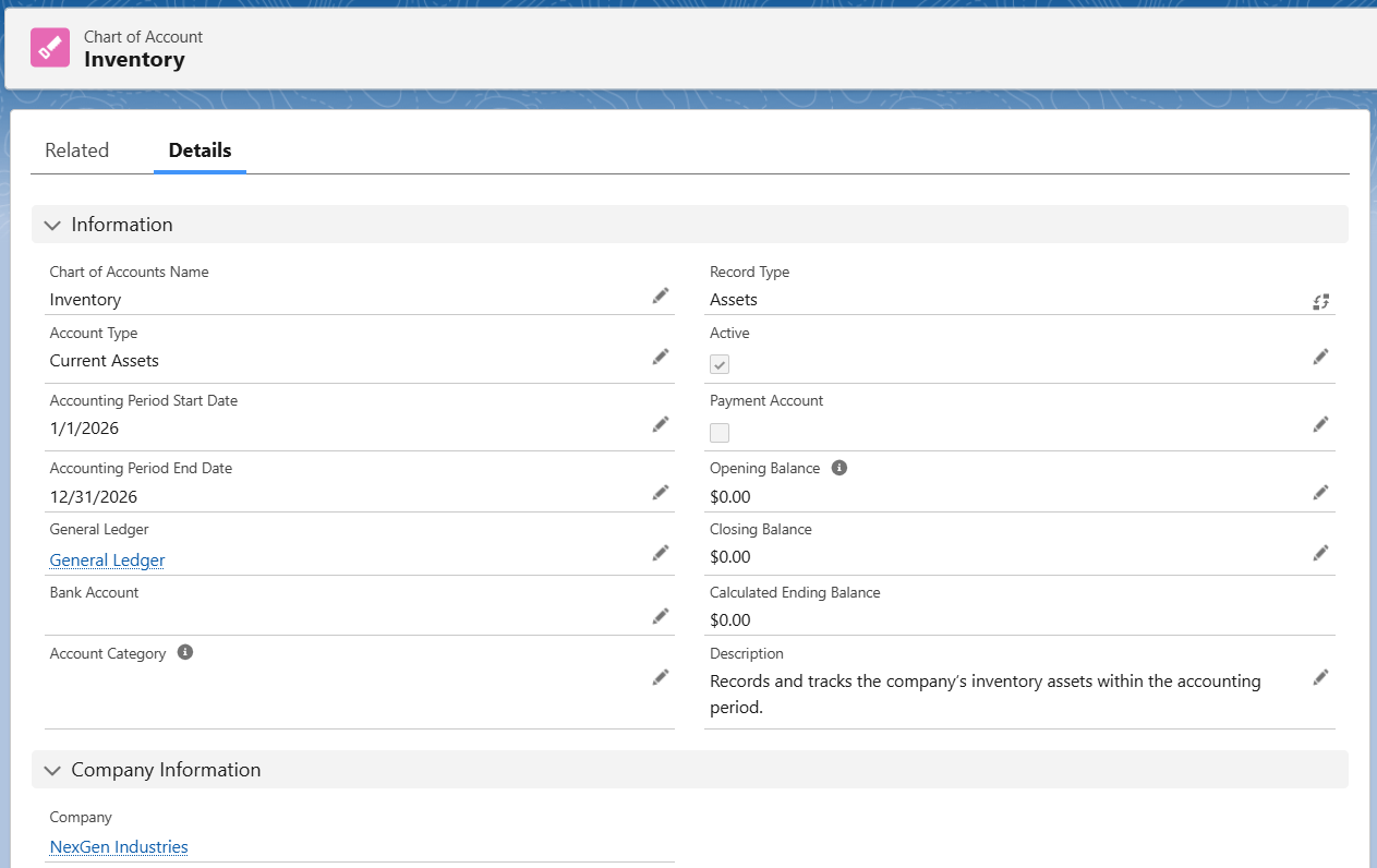 Finance Data Setup – Support Axolt