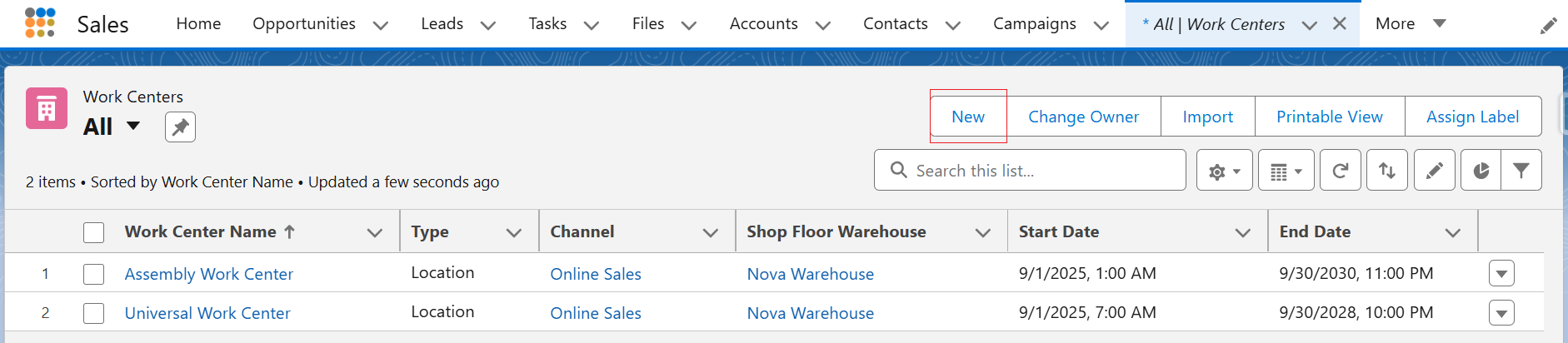 Work Center – Support Axolt