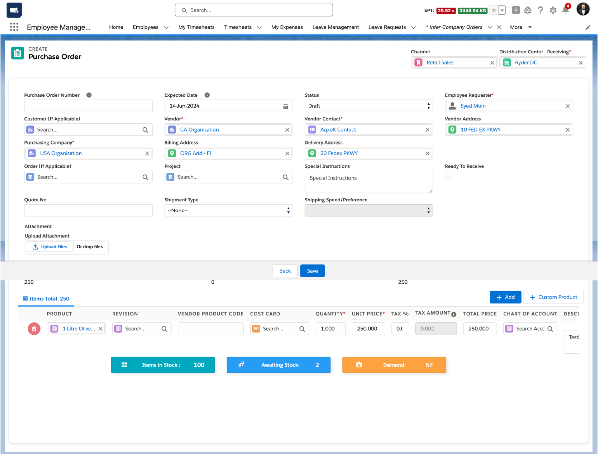 Inter Company Invoicing – Support Axolt